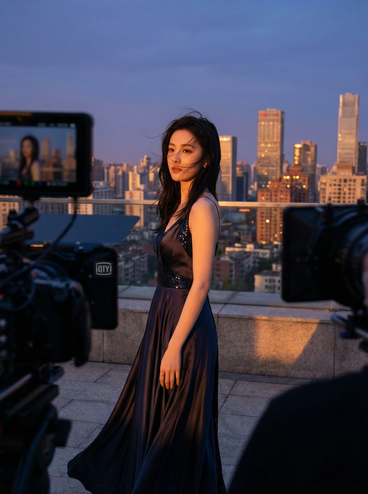 蜜芽写真视频-天台黄昏时尚大片